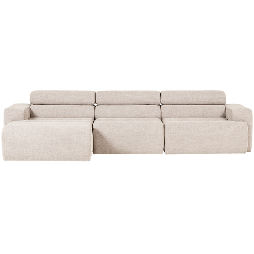 WOOOD chaise longue bank links Novi - Polyester - Naturel - vtwonen shop