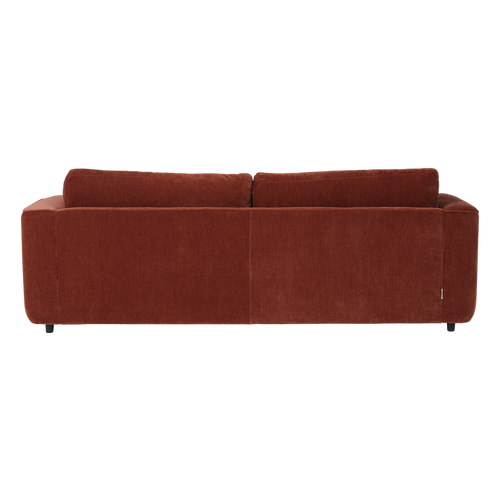 vtwonen 3-zits bank Chunky - Chenille - Bruin - 82x240x108