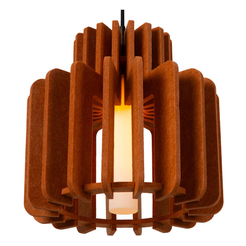 Lucide hanglamp ROLLO - 1xE27 - Terracotta - vtwonen shop