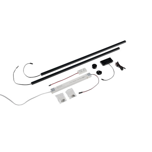 HOME DELUXE - LED-lichtstrip voor akoestisch paneel NOX - starterset S - 2 x 60 cm - vtwonen shop