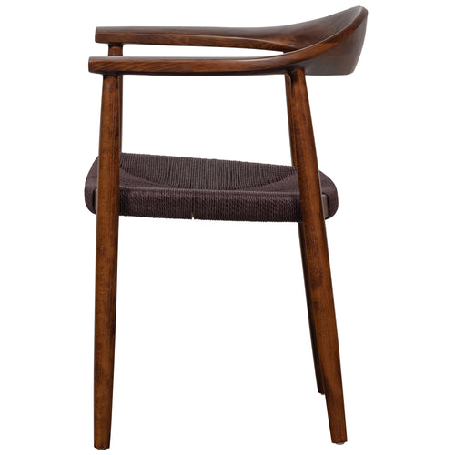 vtwonen eetkamerstoelen Embrace - Hout - Donkerbruin - Set van 2 - vtwonen shop