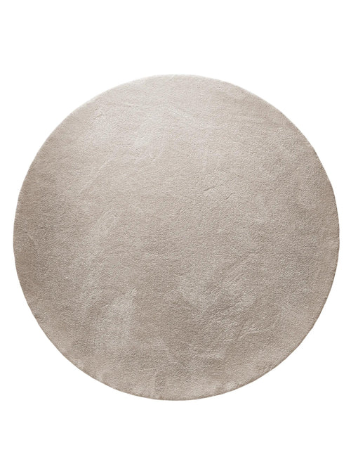 benuta wasbaar shaggy vloerkleed Melvin - beige - ø 150 cm