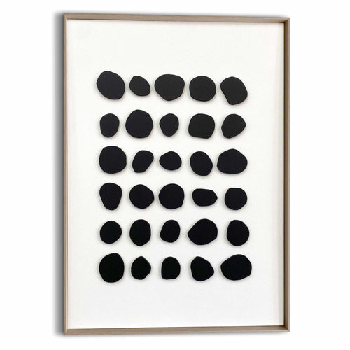 Reinders schilderij 3d art Zwart-wit balans - 70x50cm