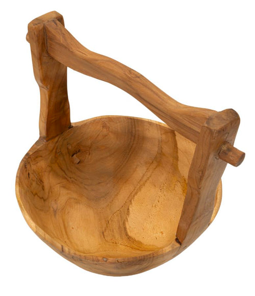 Houten sleutelbakje bruin 32x25x27 cm