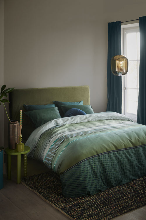 Beddinghouse Dekbedovertrek Anubis - 240 x 200/220 cm - Groen