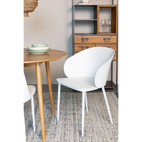 Housecraft Living Gigi Eetkamerstoelen Wit - Set van 2 - vtwonen shop
