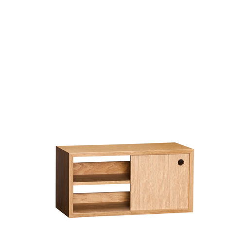 Hübsch plank Slide - mdf/eiken fineer - 40x20xh20cm