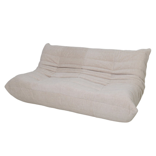 Giga Meubel 2-Zits Bank - Beige Stof - 168x100x69cm