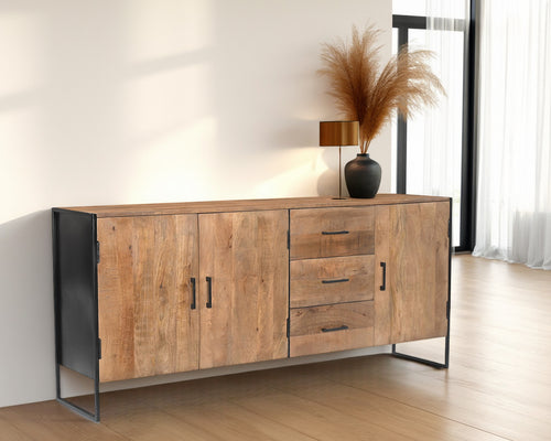 Livingfurn dressoir Elin - 180cm - bruin - vtwonen shop