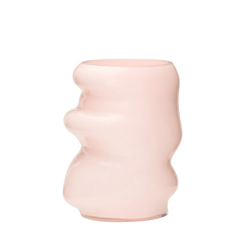 Hübsch vaas Lote - glas - 20x16xh25cm