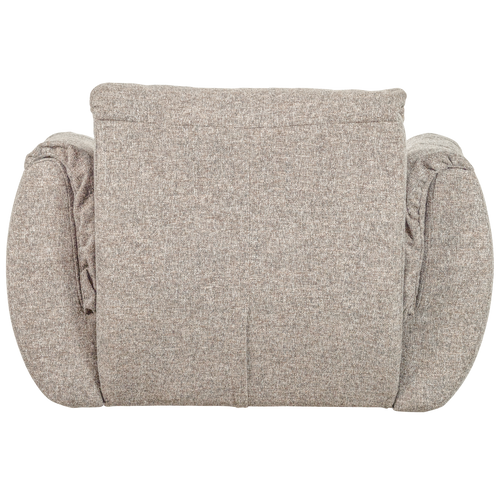 WOOOD draaifauteuil Baggy - Geweven Stof - Naturel Melange - 81x104x84 - vtwonen shop
