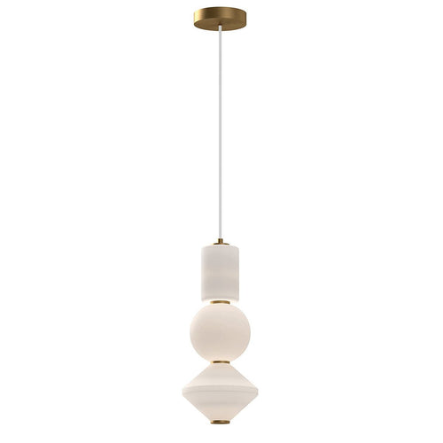 LED Slim Pendelleuchte Deckenleuchte Modern Antik Gold 3000K
