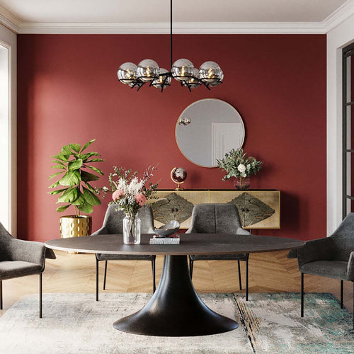 Kare Design Eettafel Grande Possibilita 220x120cm zwart