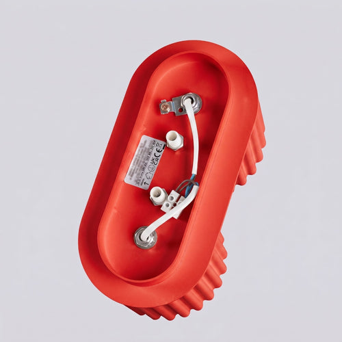 Sollux Lighting Plafondlamp AURA 2 rood GU10 - 21x10x12cm