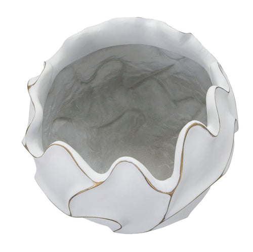 Mauro Ferretti cachepot - Ø 44x37 cm - wit