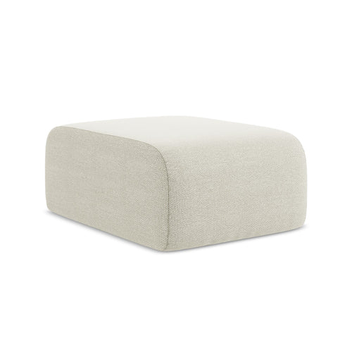 LaMiaSofa Poef Cervo - bouclé - zand - 72x94x42