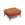 Cosmopolitan Design Poef Bali structurele stof, baksteen - 60x60x41cm