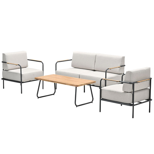 Garden Impressions loungeset Magday desert sand - 4-delig - vtwonen shop