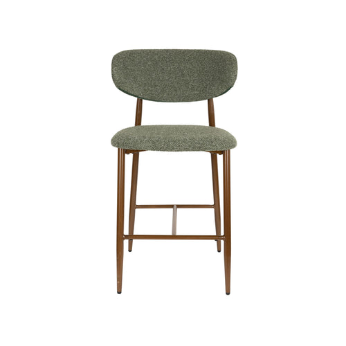 Housecraft Living Noor Barkrukken Rugleuning 66 cm Groen - Set van 2