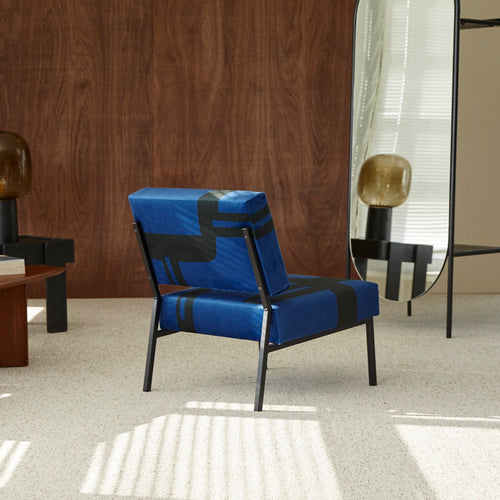 Tikamoon Blauwe Franse fauteuil - Blauw - vtwonen shop