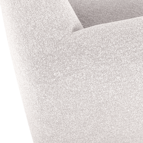 WOOOD hoekelement recht Mojo Base - Bouclé - Ecru Melange - 74x105x105