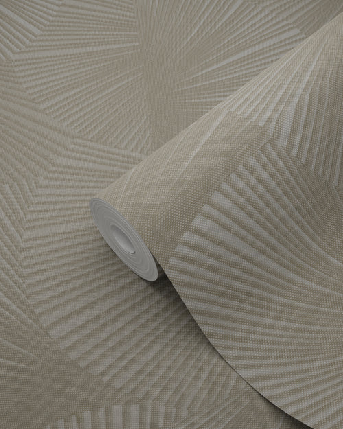 Sanders & Sanders behang grafisch 3D motief licht taupe - 53 cm x 10.05 m - 935351 - vtwonen shop