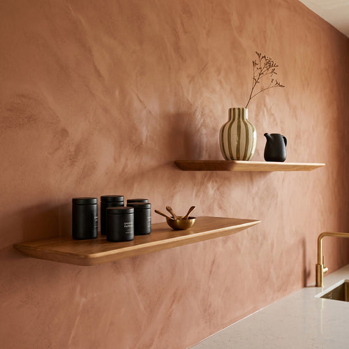 Raw materials wandplank Craftsman - teakhout - 90 cm