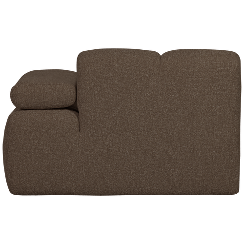 WOOOD 1-zits bank met arm rechts Mojo - Bouclé - Bruin - 74x120x97 cm - vtwonen shop