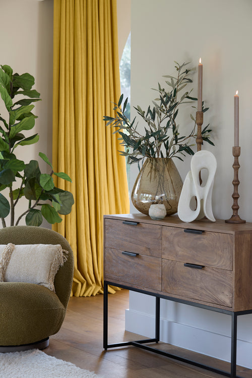 Light & Living side MEAVE - 120x40x80cm - bruin - vtwonen shop