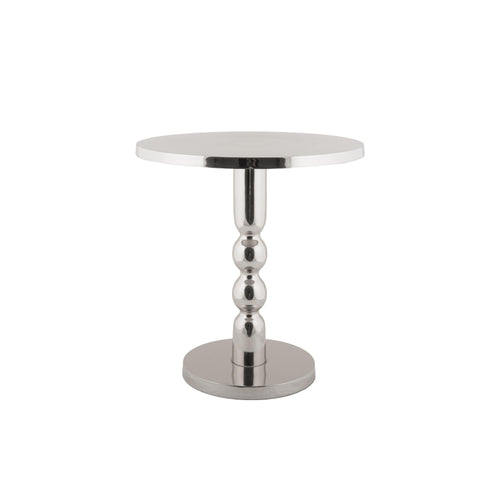 Leitmotiv bijzettafel Sheen - zilver - Ø39.5cm - vtwonen shop