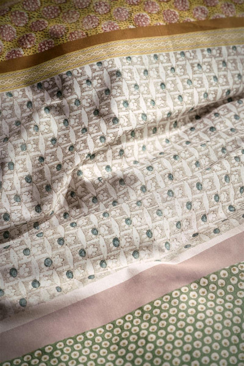 At Home by BeddingHouse dekbedovertrek Rows - 200x200/220 cm - multi - vtwonen shop