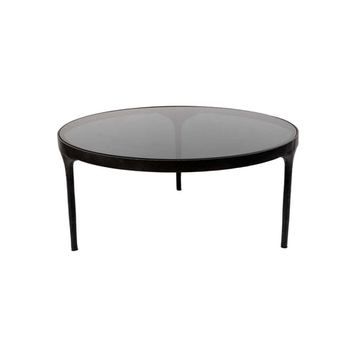 New Routz salontafel Montana large zwart metaal/glas - vtwonen shop