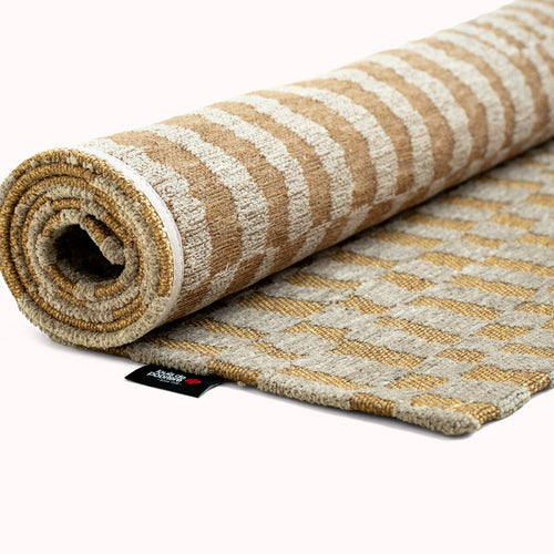 Louis De Poortere vloerkleed Erg - geel - 170x240cm - vtwonen shop