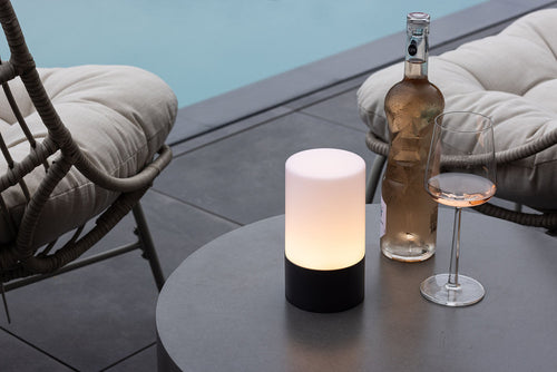 Rebellenclub Tuin Tafellamp Tican - ø10cm - Zwart - vtwonen shop