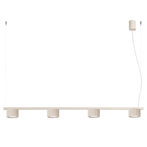 Sollux Lighting Kroonluchter AURA 4 beige Gx53 - 122x10x208cm