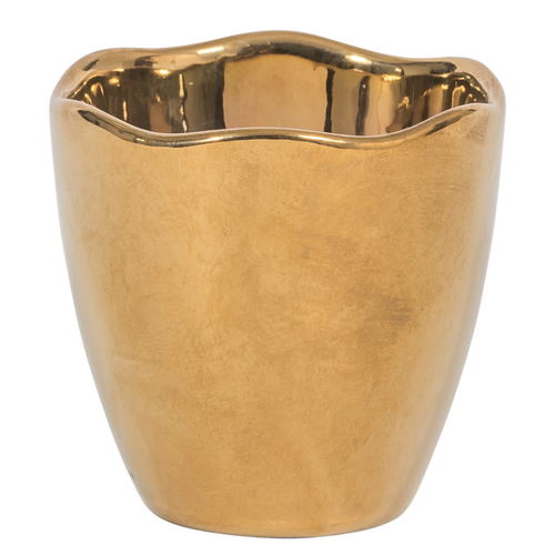 Urban Nature Culture Good Morning eierdop - Goud - set van 2 in cadeauverpakking - 5x5cm