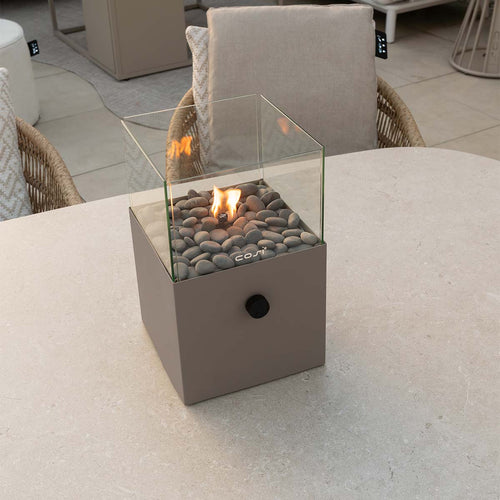 Cosi Fires gaslantaarn Cosiscoop Square 20 x 20 x 32,5 cm - clay