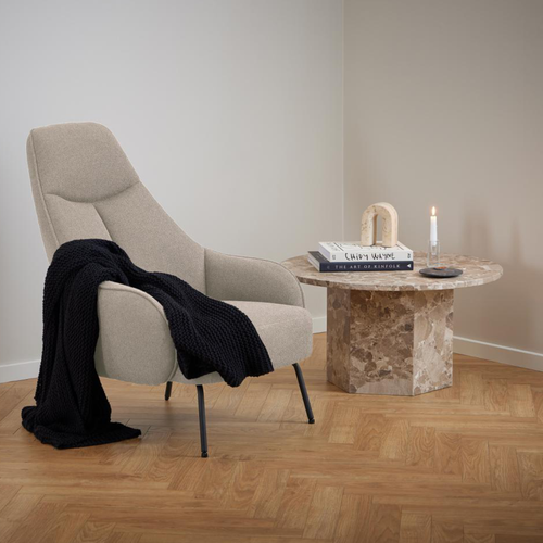 Rebellenclub Fauteuil Doba - Beige - vtwonen shop