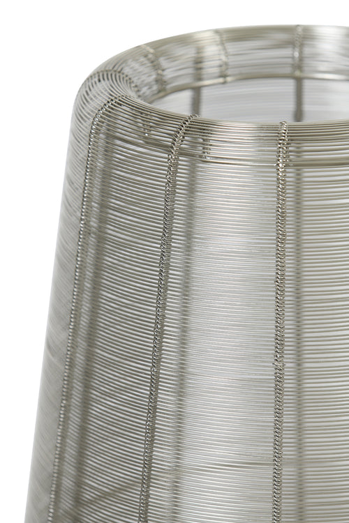 Light & Living vloerlamp ADETA - Ø37x135cm - zilver