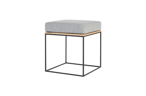 noo.ma FEO Poef - Oak / Universal Grey Wool