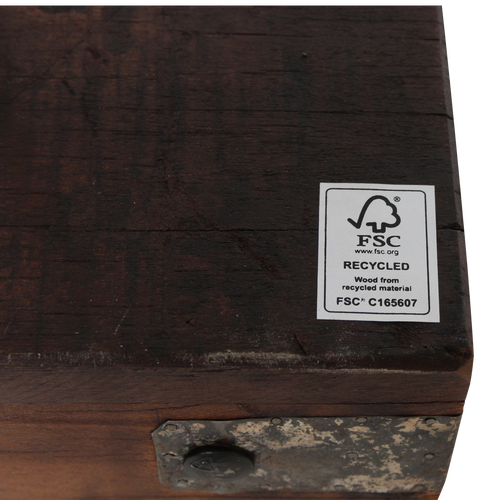 Raw Materials salontafel inklapbaar - FSC gerecycled hout - 120x75x45 cm