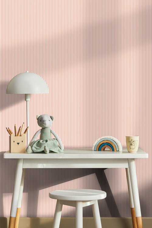 Sanders & Sanders behang strepen roze - 50 x 900 cm - 935385