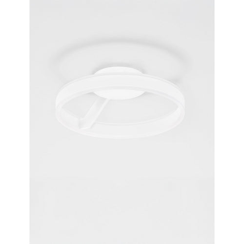 Nova Luce BIANCO Geïntegreerde LED-plafondlamp, halfverzonken, zandwit, Triac dimbaar, 28W 2010lm, 2700-3000-4000K kleurtemperatuur.