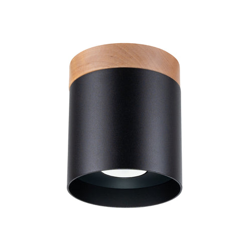 Sollux Lighting Plafondlamp RIF zwart - 12x12x14cm