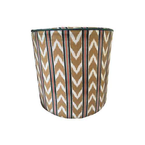 Catchii Poef Edgy Ikat- katoen - Ø 46cm - vtwonen shop