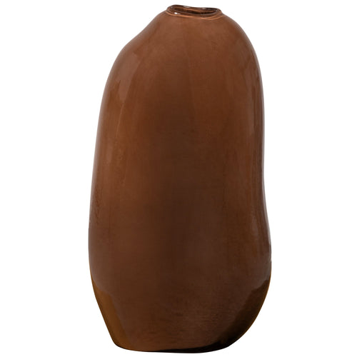 WOOOD vaas Sahil - Glas - Bruin - Set van 2 - vtwonen shop