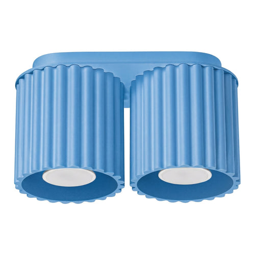 Sollux Lighting Plafondlamp AURA 2 azuur GU10 - 21x10x12cm