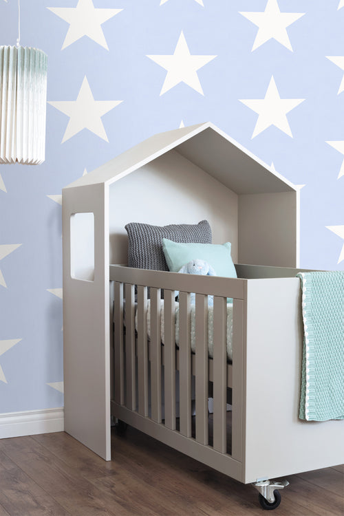 ESTAhome behang sterren babyblauw - 53 cm x 10.05 m - 136453