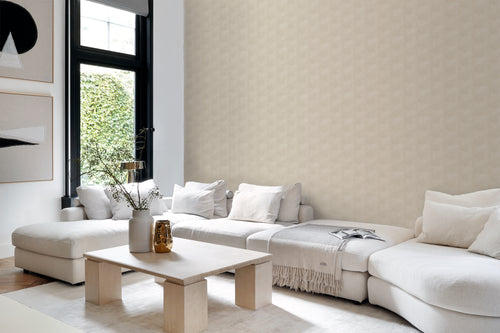 Origin Wallcoverings behang grafisch 3D motief lichtbeige - 50 x 900 cm - 347993 - vtwonen shop