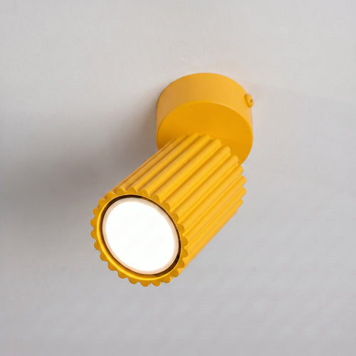 Sollux Lighting Plafondlamp KARBON 1 geel - 7x7x18cm